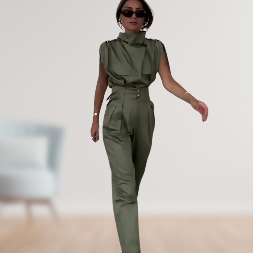 Chic Strapless One Piece Jumpsuit