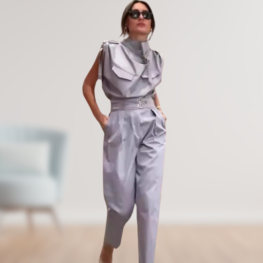Chic Strapless One Piece Jumpsuit