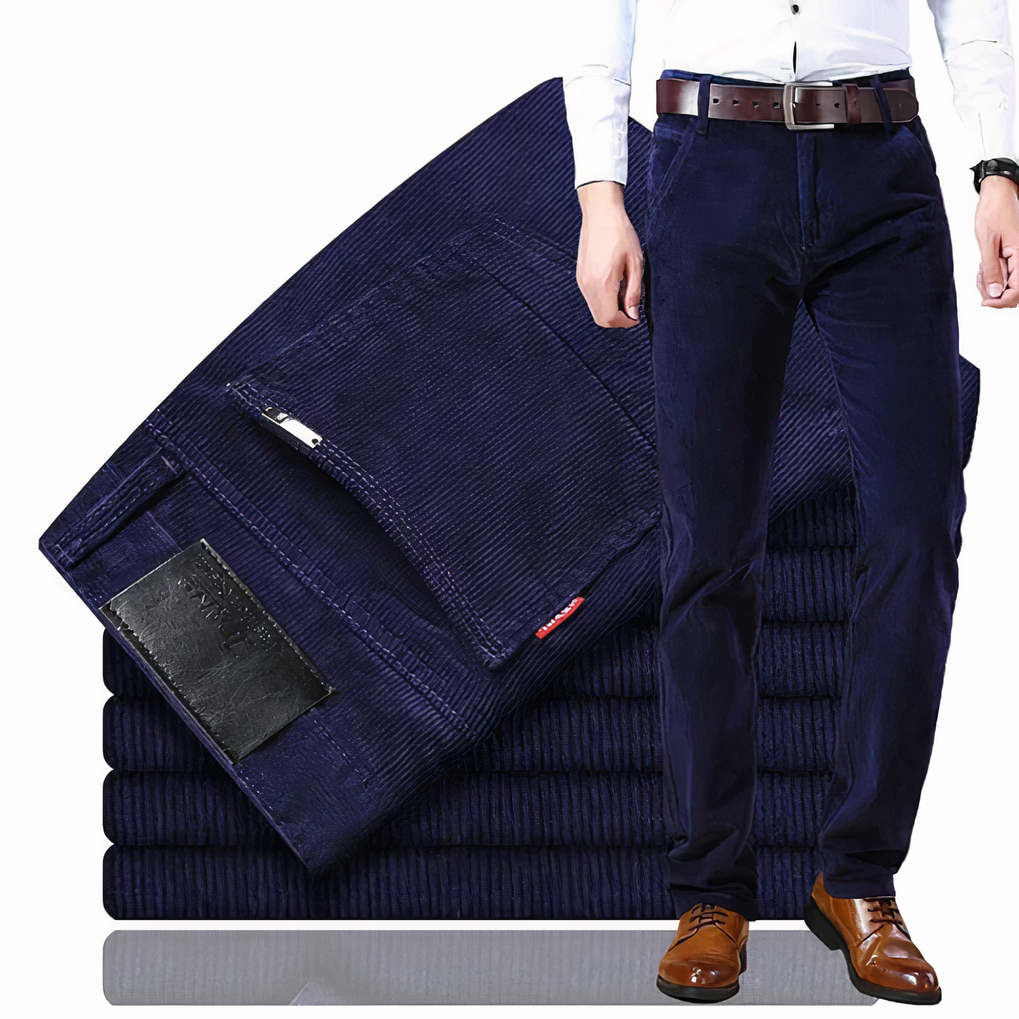 Classic Straight Fit Cord Jeans