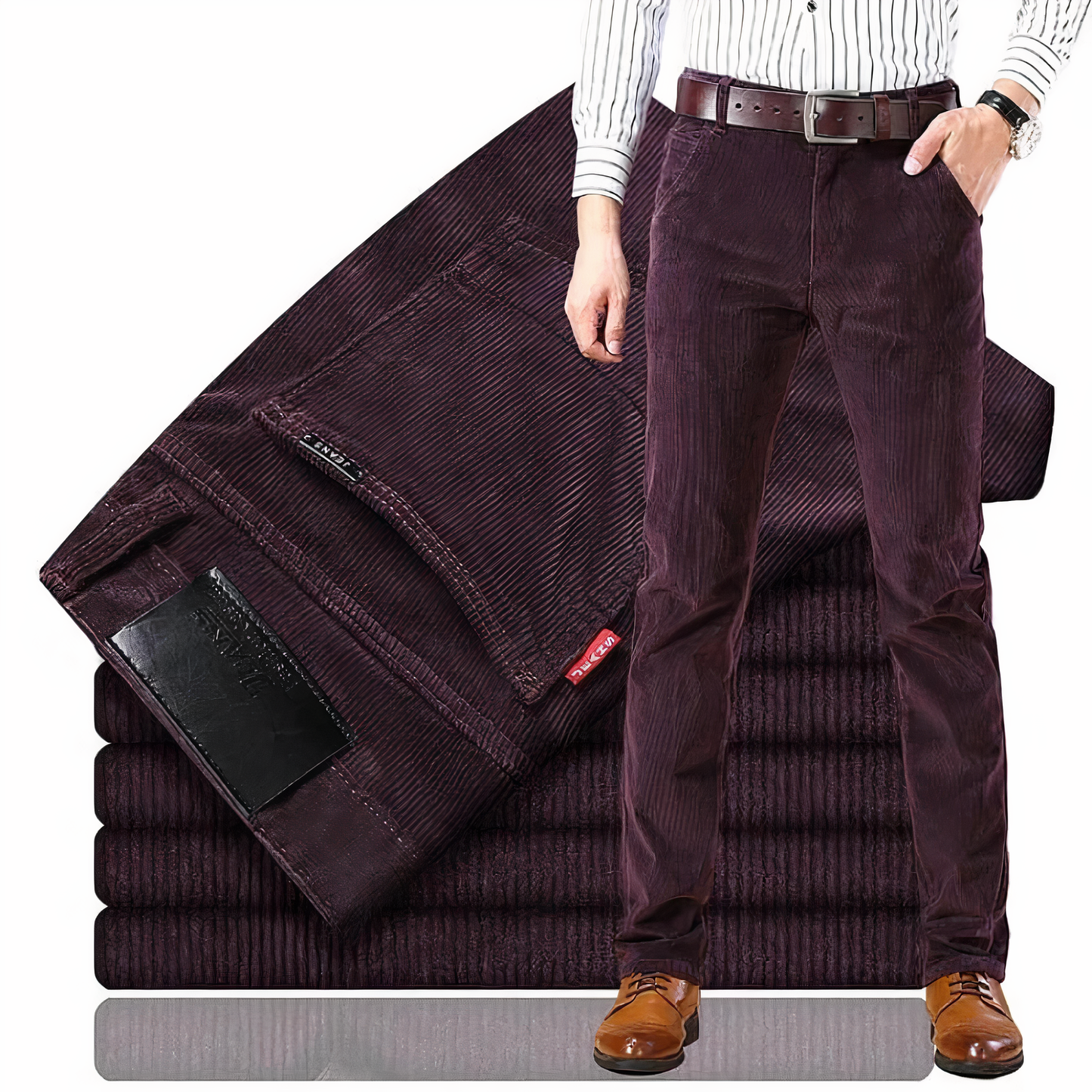 Classic Straight Fit Cord Jeans