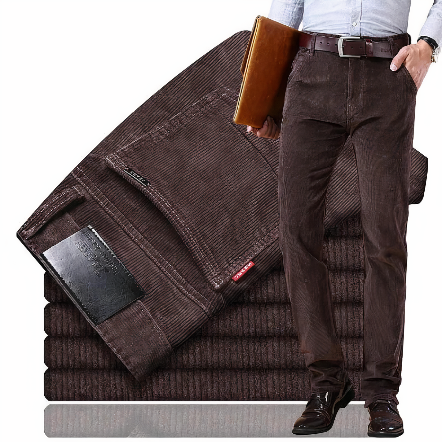Classic Straight Fit Cord Jeans