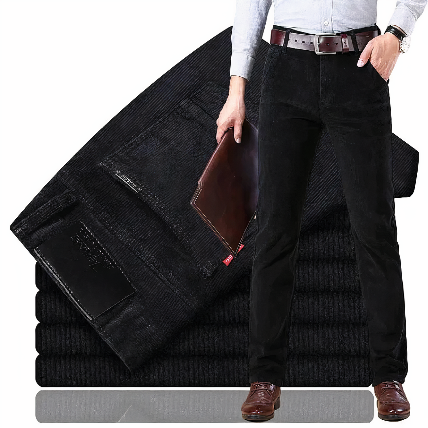 Classic Straight Fit Cord Jeans