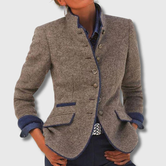 Timeless Wool Blazer for Women - OutfitLondon
