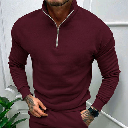 Men's Zip Up Fleece Sweater