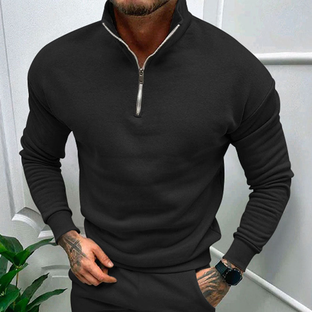 Men's Zip Up Fleece Sweater