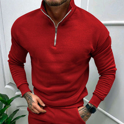 Men's Zip Up Fleece Sweater