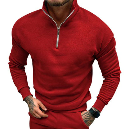 Men's Zip Up Fleece Sweater