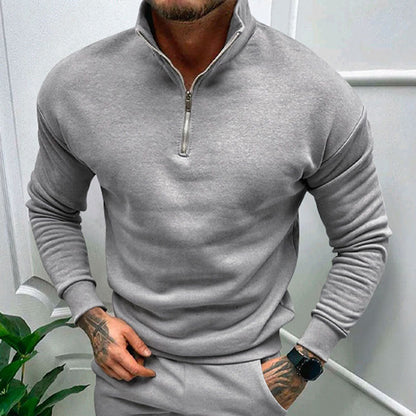 Men's Zip Up Fleece Sweater