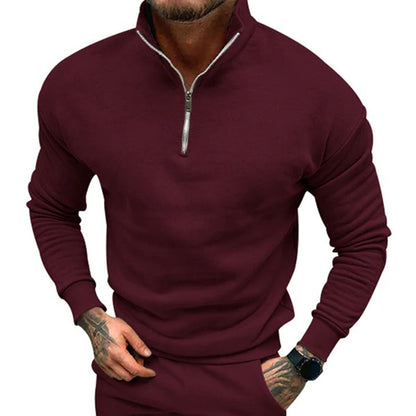 Men's Zip Up Fleece Sweater