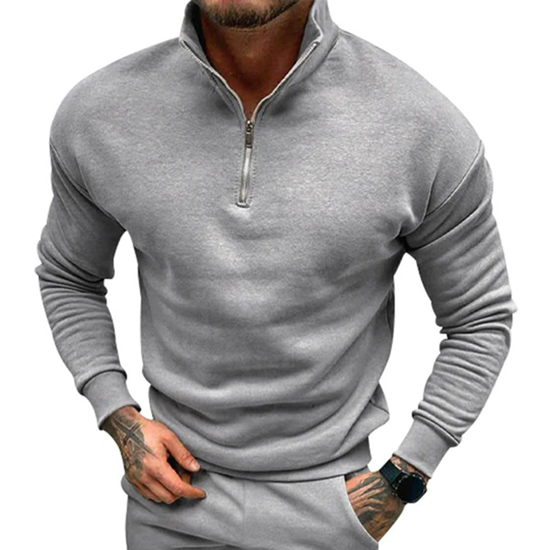 Men's Zip Up Fleece Sweater