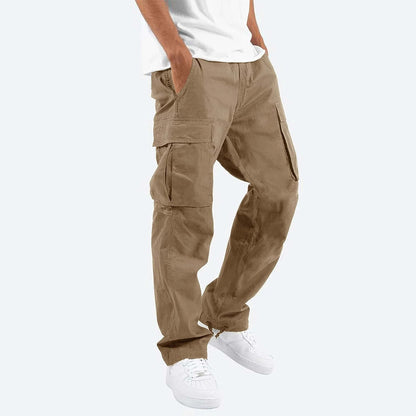 Relaxed Fit Grey Mens Work Trousers