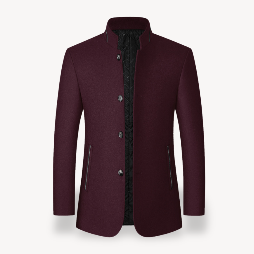 Relaxed Fit Mens Wool Jacket - OutfitLondon