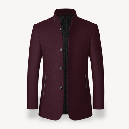 Relaxed Fit Mens Wool Jacket - OutfitLondon