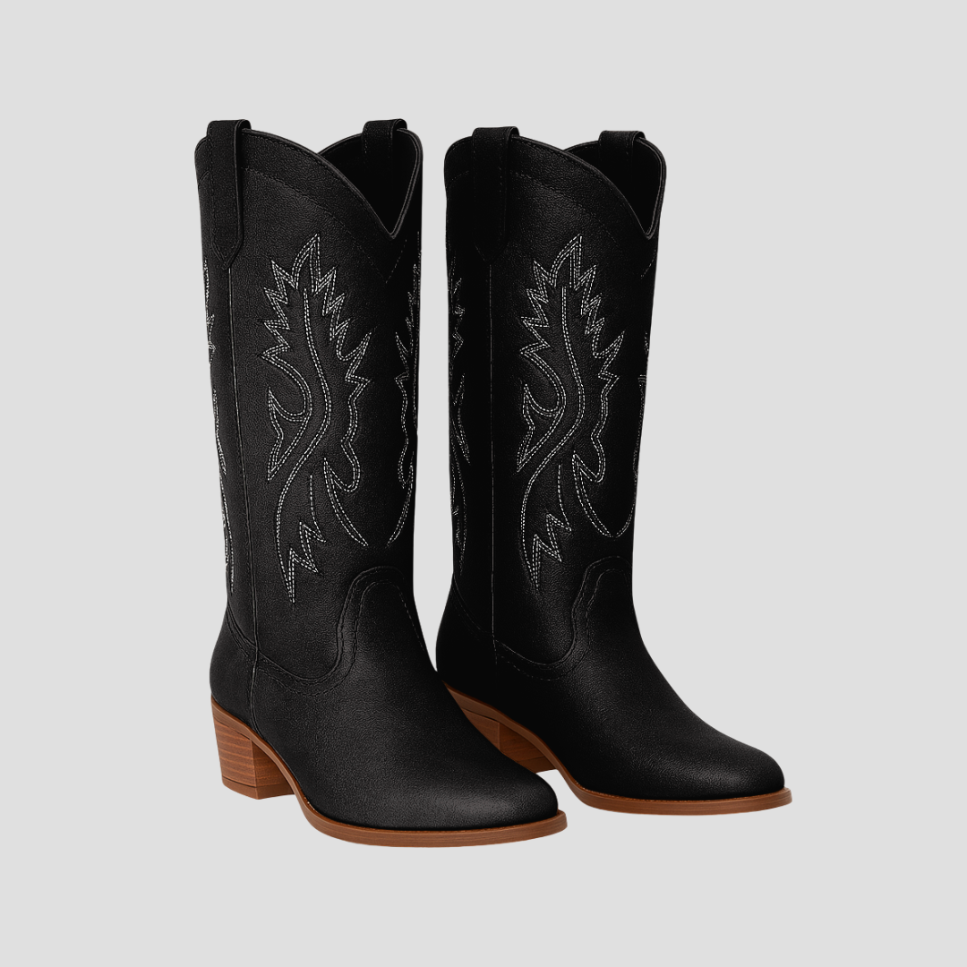 Rugged Country Knee High Leather Boots