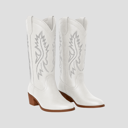 Rugged Country Knee High Leather Boots