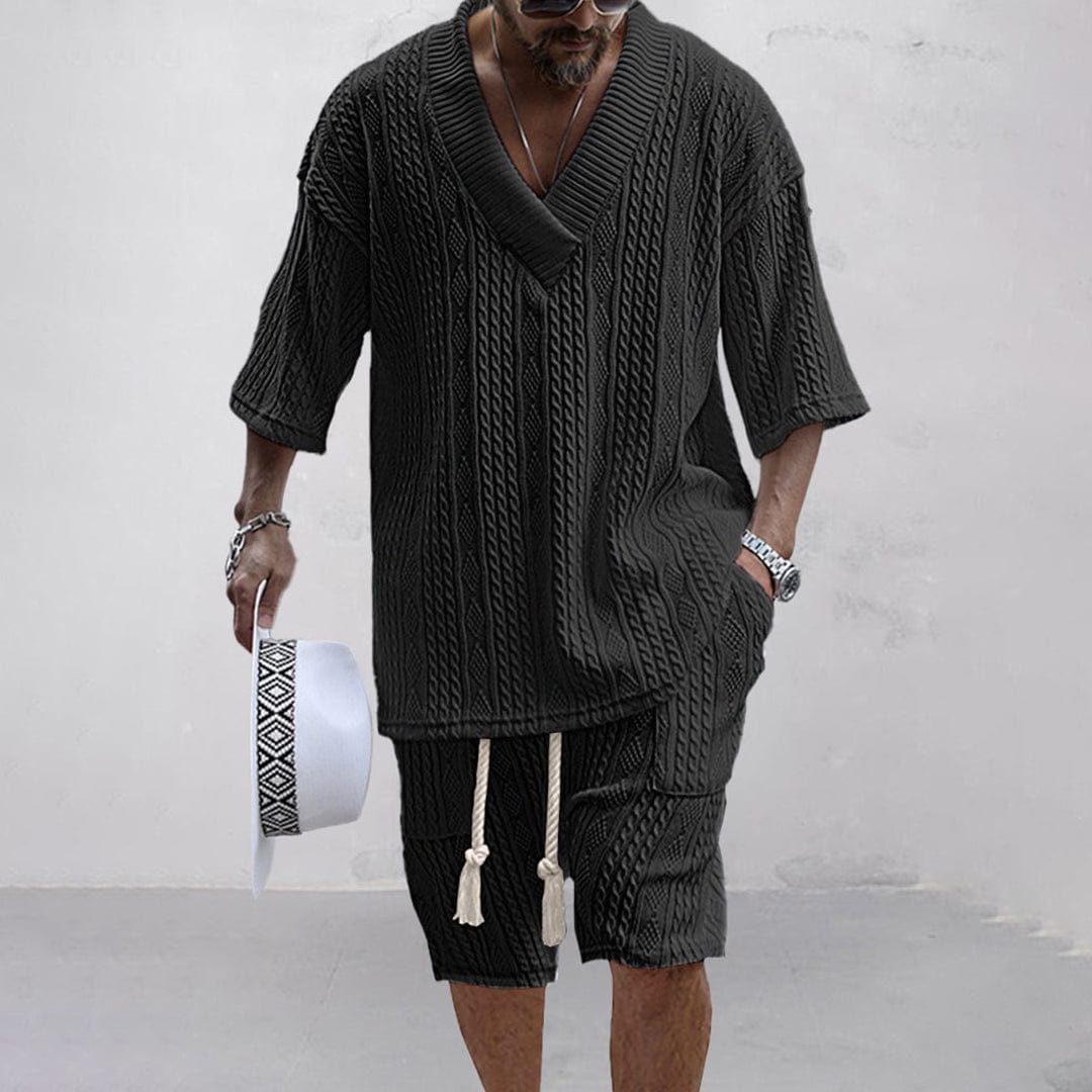 Soft Cotton Summer Shirt and Shorts Set