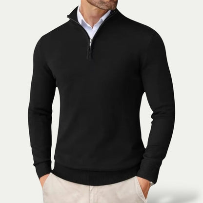 Luxury Soft Quarter Zip Pullover Sweater