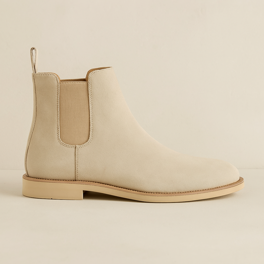 Men's Suede Chelsea Boots - OutfitLondon