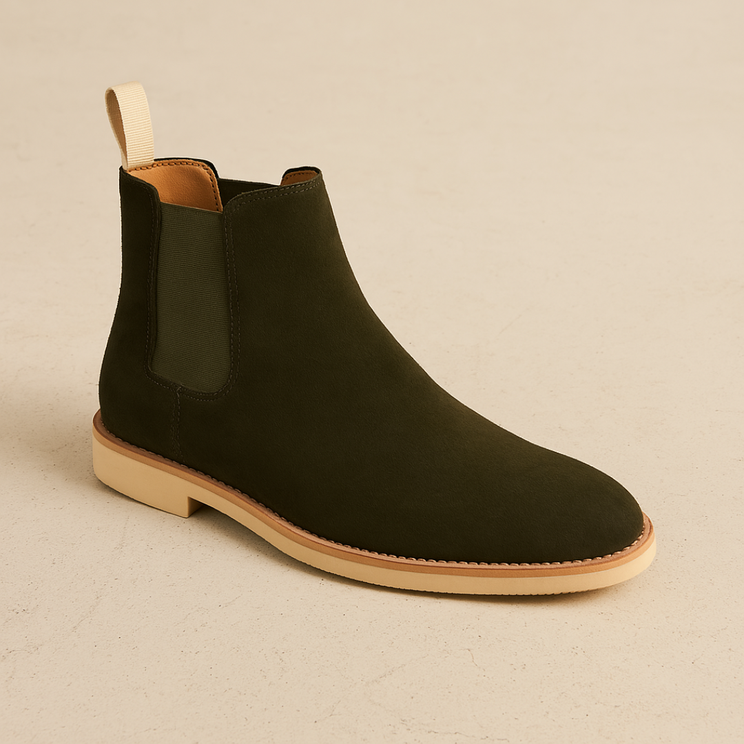 Men's Suede Chelsea Boots