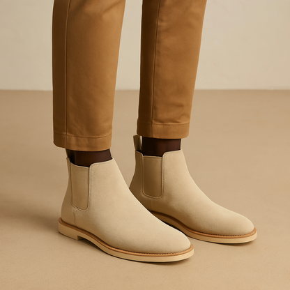 Men's Suede Chelsea Boots