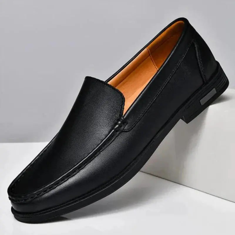 Men's Leather Loafers Brown