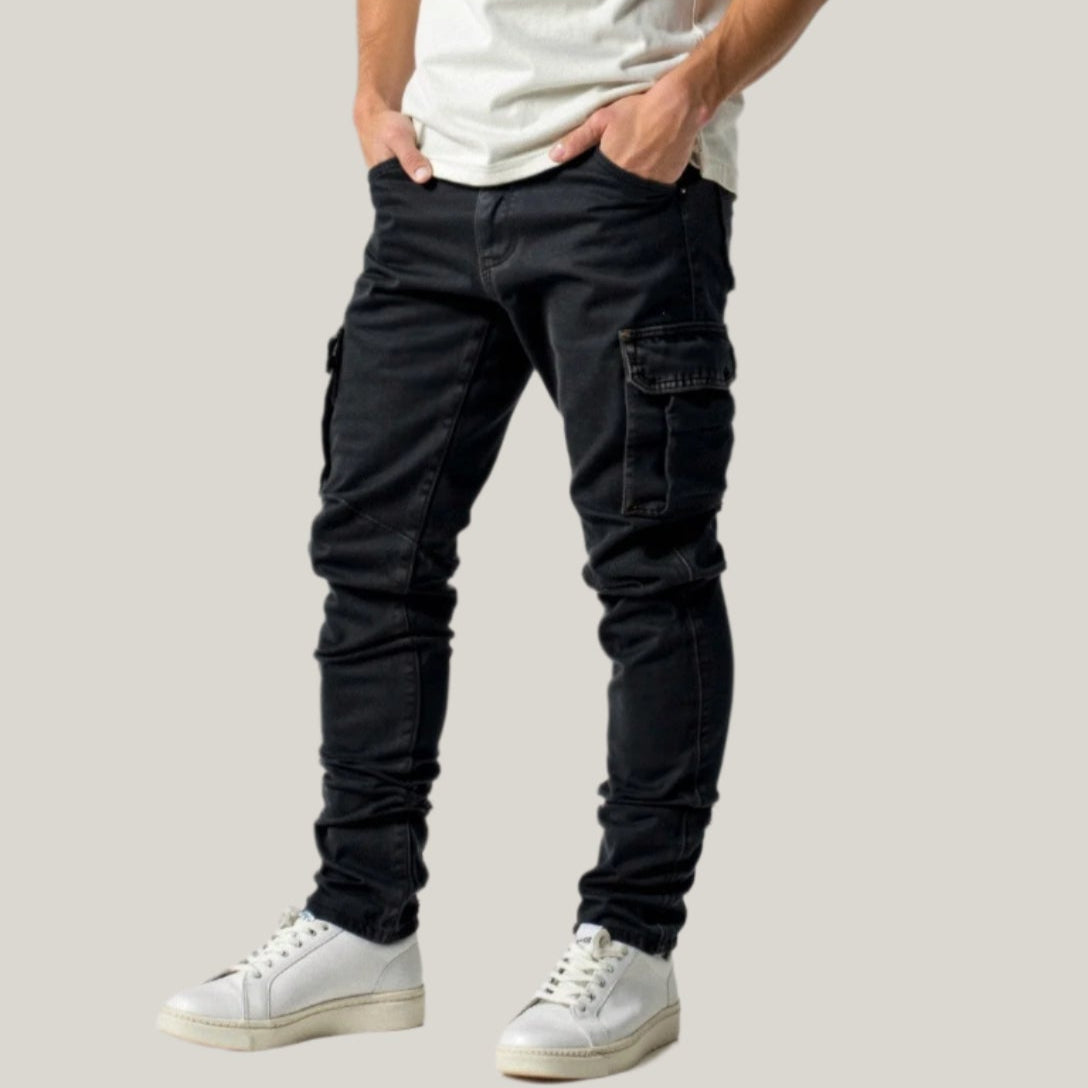 Comfortable Fit Cargo Jeans - OutfitLondon