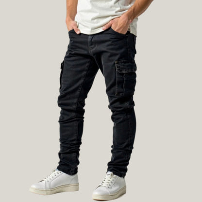 Comfortable Fit Cargo Jeans - OutfitLondon