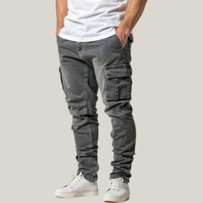 Comfortable Fit Cargo Jeans