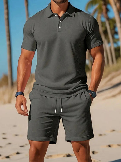 Rayen Men's Polo Shirt Set | Casual Spring & Summer Outfit