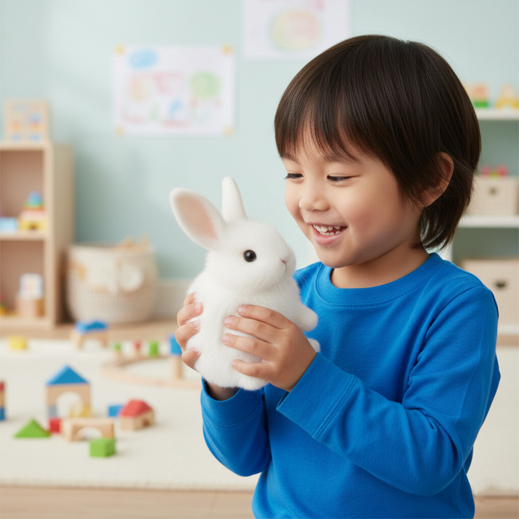 Soft Bunny Plush Toy Kids Lovely Gift - OutfitLondon