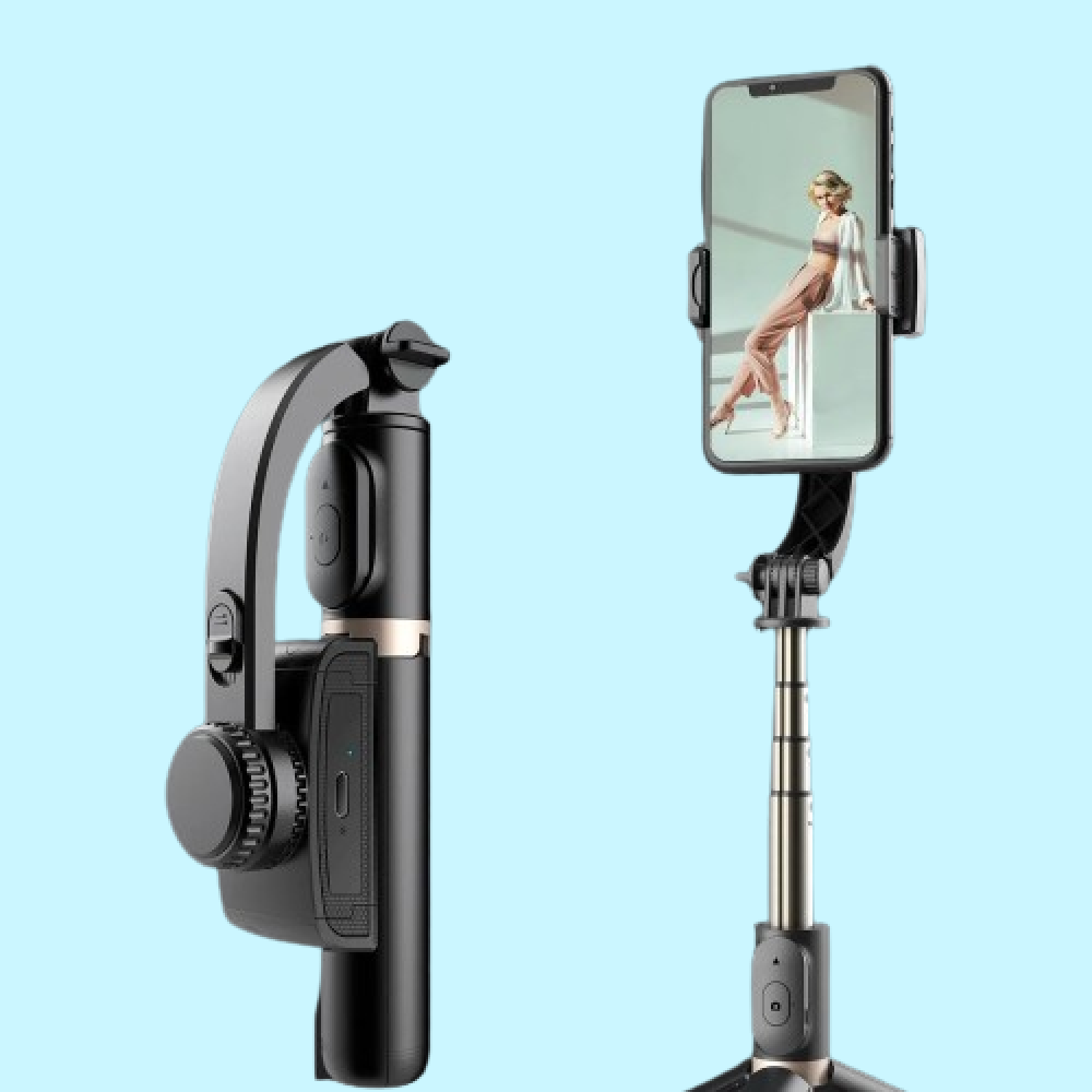 Compact Phone Camera Mount Selfie Stick Tripod - OutfitLondon