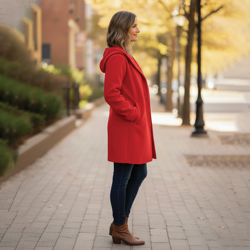 Women's Oversized Wool Blend Coat