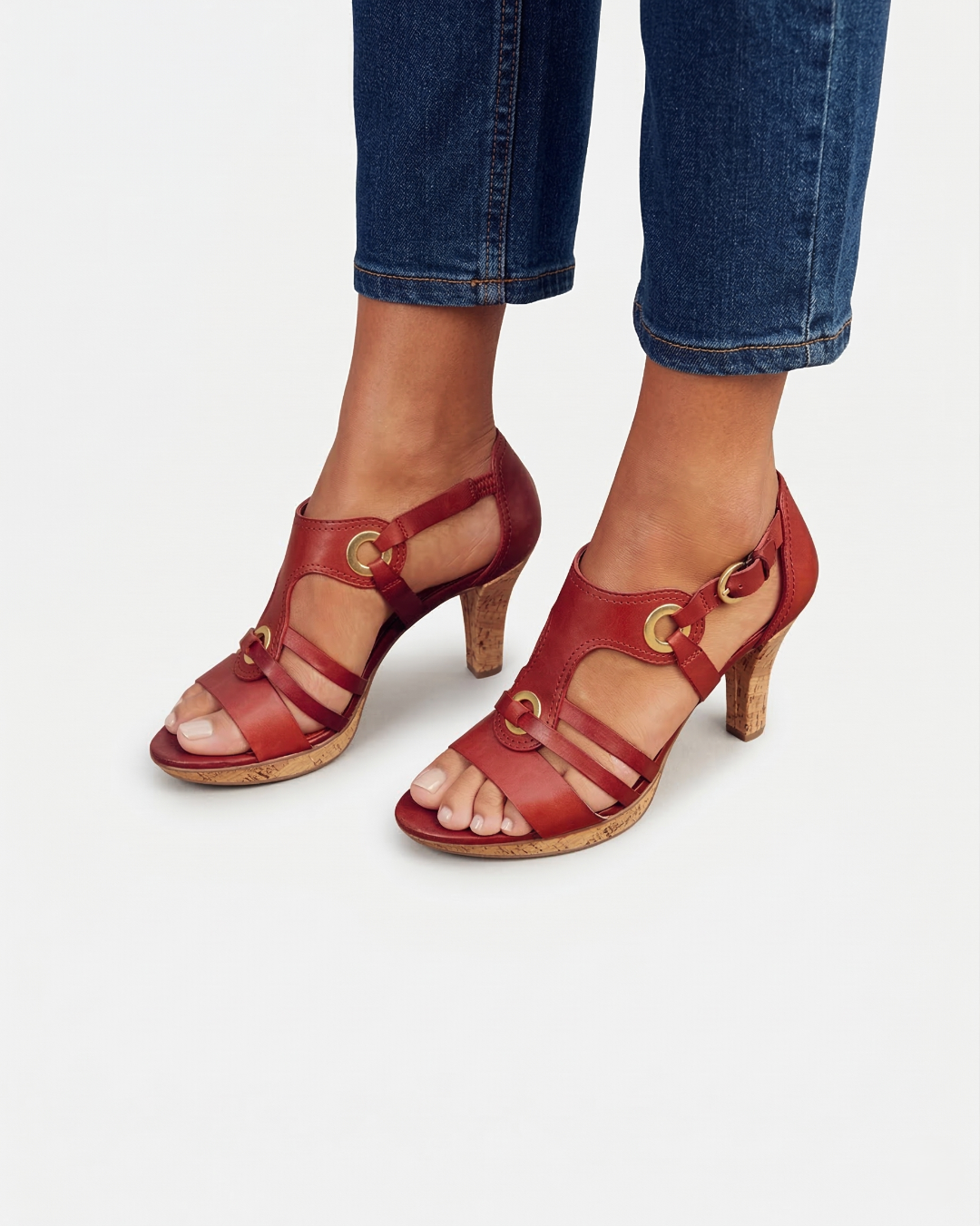 Comfortable Ankle Strap Open Toe Sandals for Women