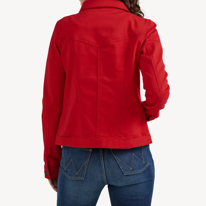 Fit Denim Short Jacket for Women