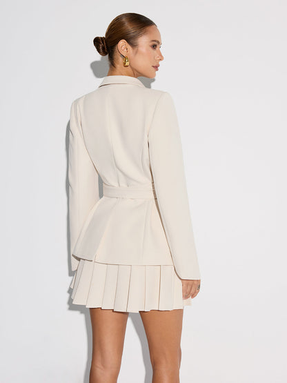 Reese | Women's Fitted Belted Pea Coat