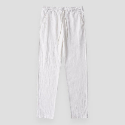 Classic Fit Lightweight Linen Pants - OutfitLondon
