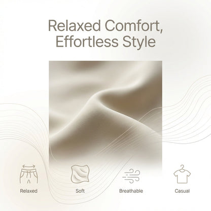 Comfortable Casual Shorts with Elastic Waist and Pockets