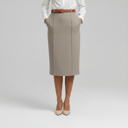Classic 2 Piece Suit Jacket and Skirt Set