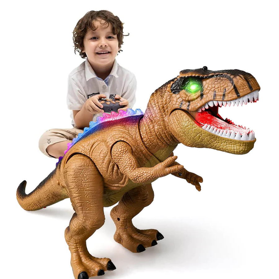 Interactive RC Walking Dinosaur Toy with Sounds