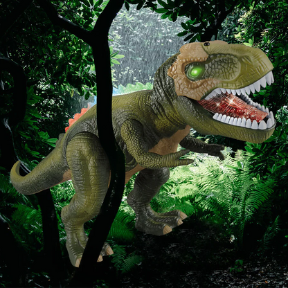 Fun Remote Control T-Rex Toy with LED Lights