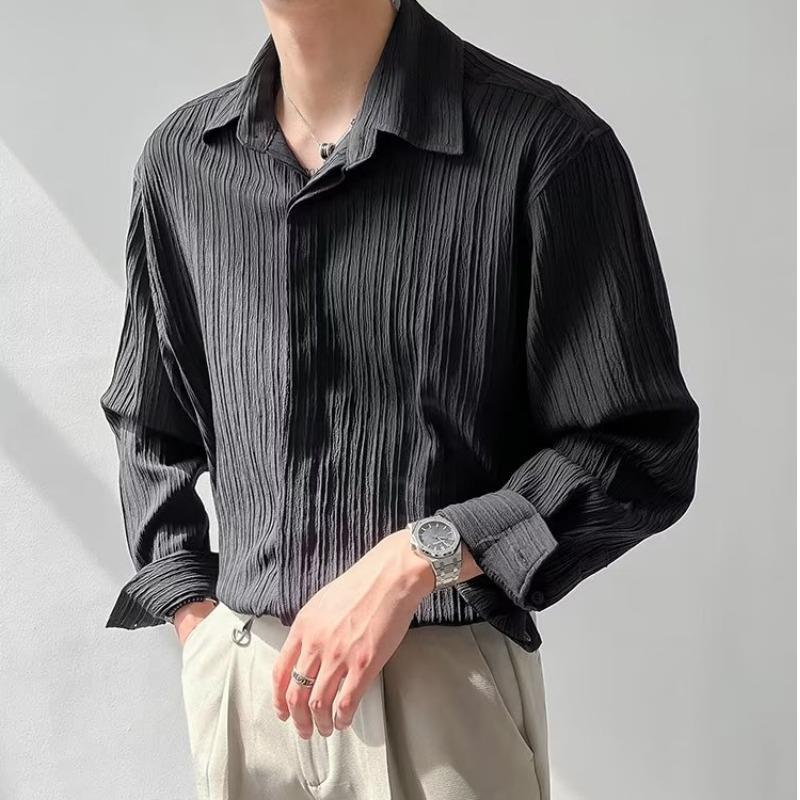 Comfortable Men's Long Sleeve Casual Shirt - OutfitLondon