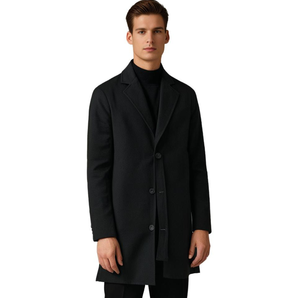 Classic Mens Wool Overcoat