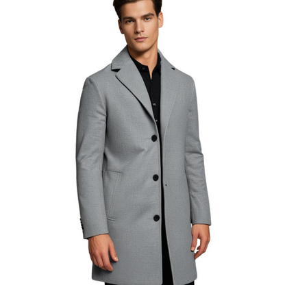 Classic Mens Wool Overcoat