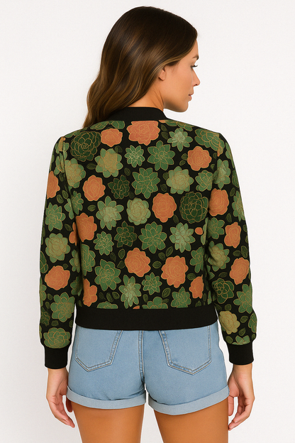 Classic Fit Women's Bomber Jacket