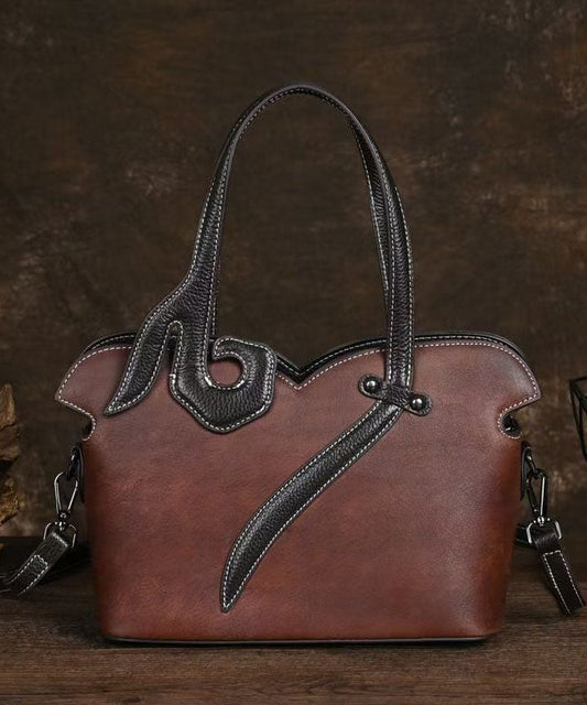 OutfitLondon Leather Tote Bag Durable Everyday Black - OutfitLondon