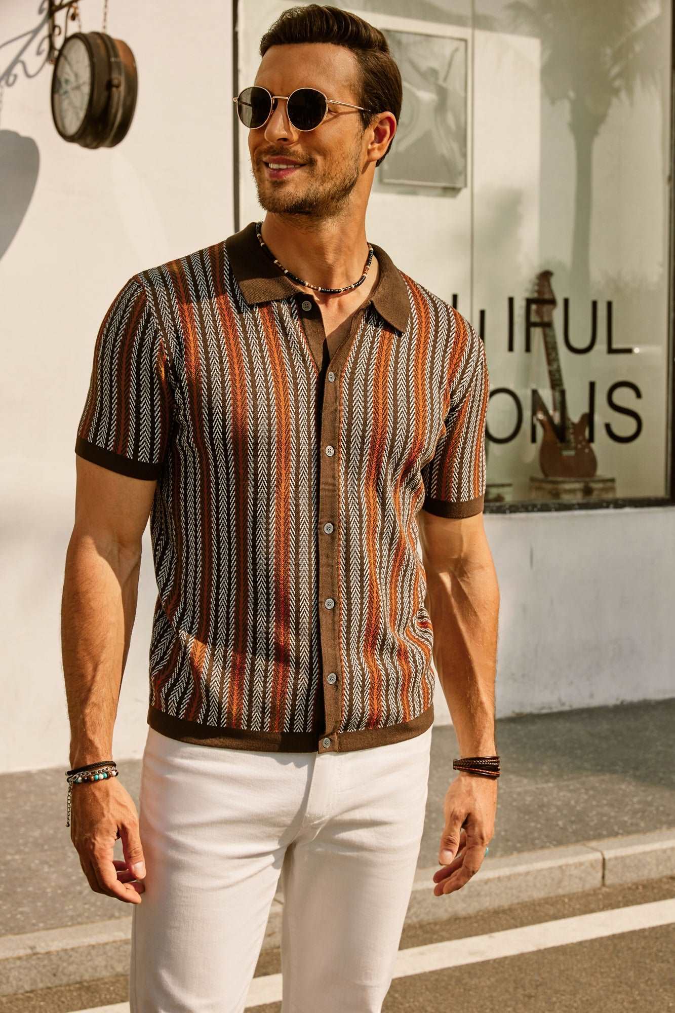 Classic Casual Short Sleeve Polo Shirt for Men