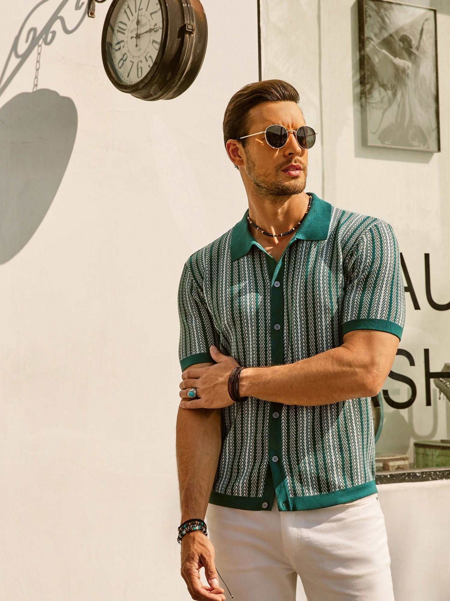 Classic Casual Short Sleeve Polo Shirt for Men