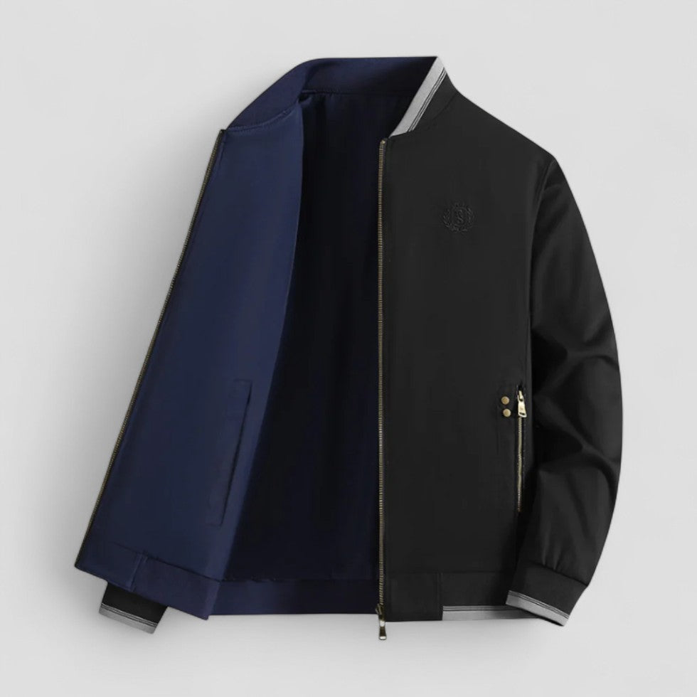 Men's Versatile Stitched Bomber Coat - OutfitLondon