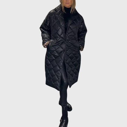Warm Insulated Reversible Women's Winter Coat - OutfitLondon