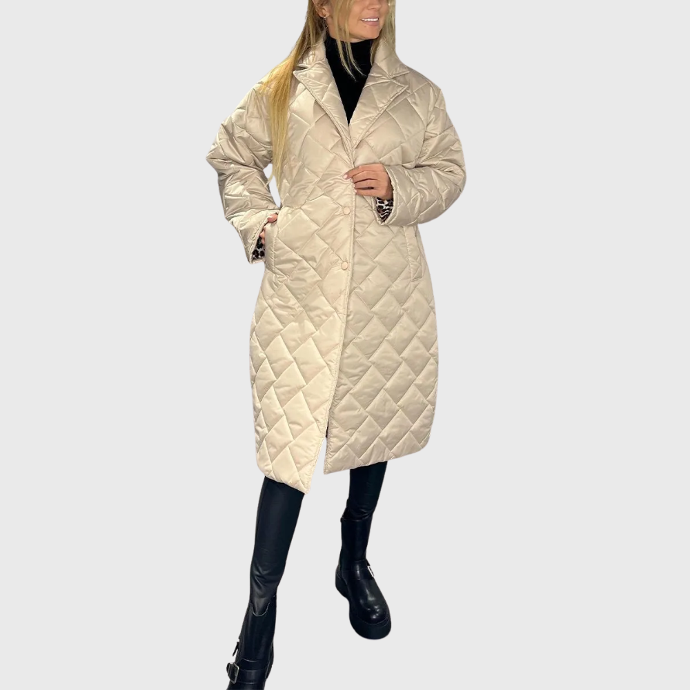 Warm Insulated Reversible Women's Winter Coat